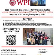 Summer 23 Research at WPI