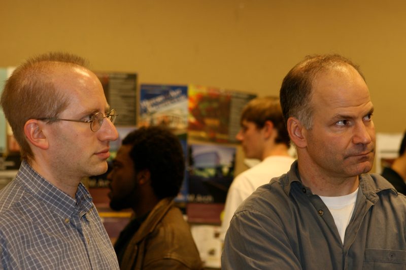 The men behind the madness, professors Stephen Morhing and David Musicant
