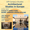 OCS Architectural Studies in Europe: Info Session