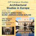 OCS Architectural Studies in Europe: Info Session