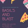 Basil's and Blast with newly declared History Majors