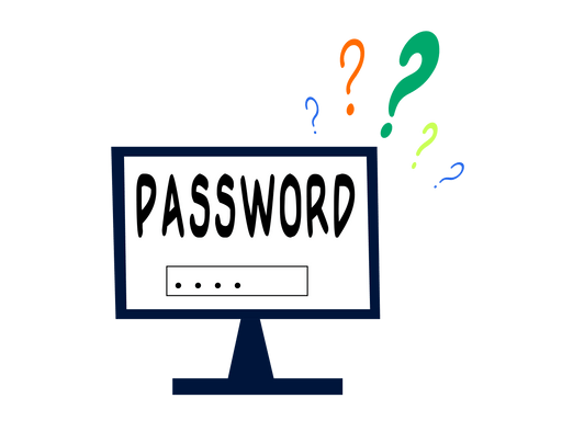 Cartoon of a computer monitor with the word 