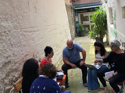 Professor Palmar Alvarez-Blanco and community partners
