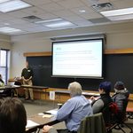 Professor Michael McNally presents