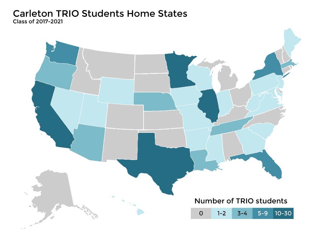TRIO home states 2017