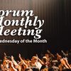 Forum Monthly Meeting, 1-2pm (tn)