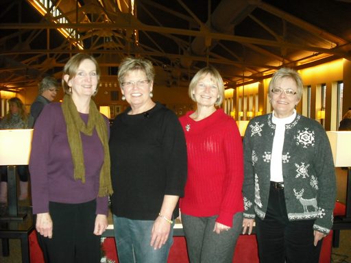 The SAC Special Events Committee: Liz, Robbie, Vonnie, and Christine (from left to right)