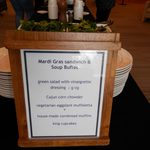 Mardi Gras Sandwich & Soup Buffet