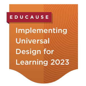 Universal Design for Learning badge