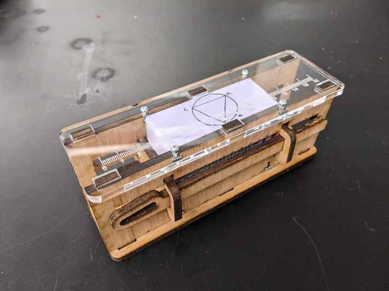 Shear demonstration for Geology