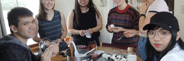 Members of the Taiwanese Cultural Society prepare traditional rice balls