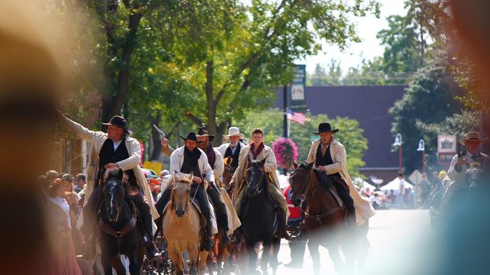 Jesse James' Day reenactment