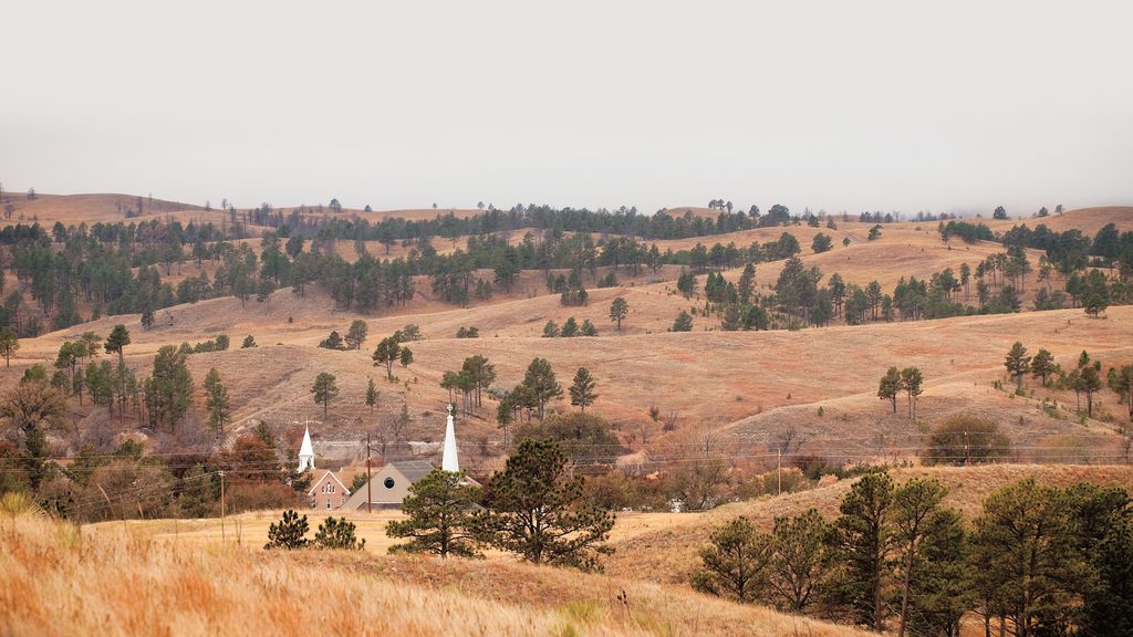 The rolling plains of Pine Ride Reservation.
