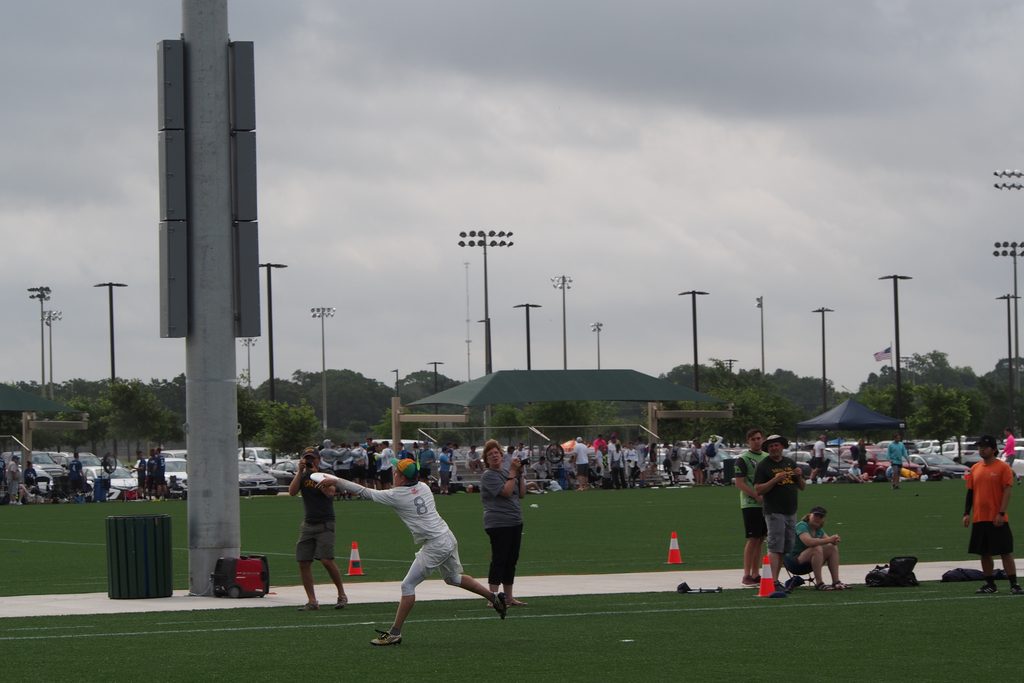 Jacob catching a goal at DIII College Nationals.