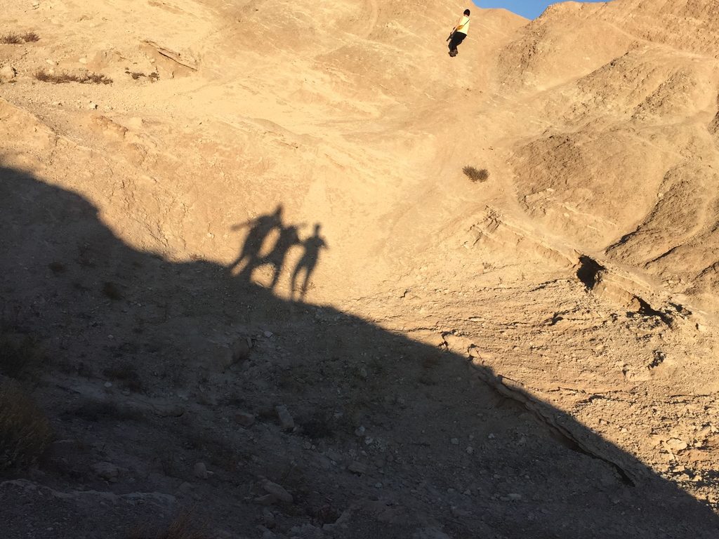 shadows on the badlands