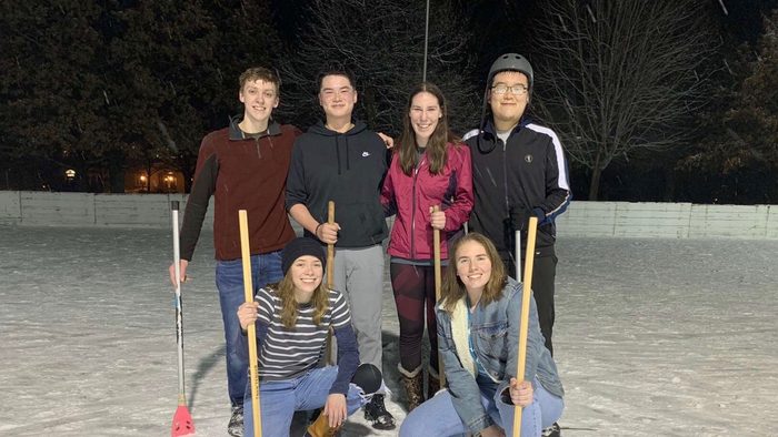 Broomball Battles Begin Top finisher team photos can be. carleton college
