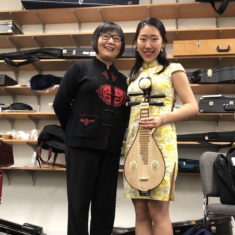 with my ensemble director Gao Hong