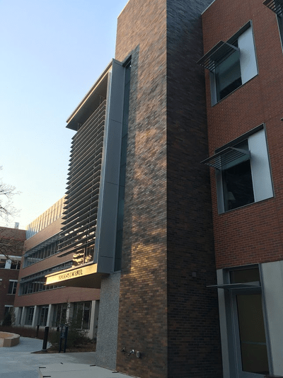 Evelyn Anderson Hall in the morning sun
