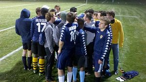 Example of camaraderie among soccer players.