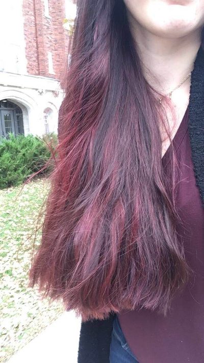 McKenna's red hair