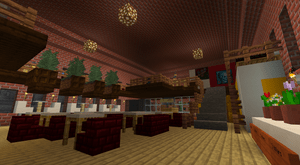 Minecraft Sayles from inside