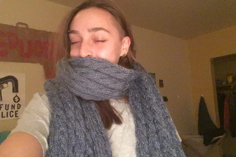 finished my knitting!