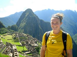 holly at machu picchu