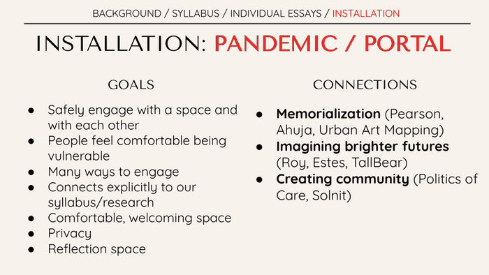 Pandemic/Portal Description
