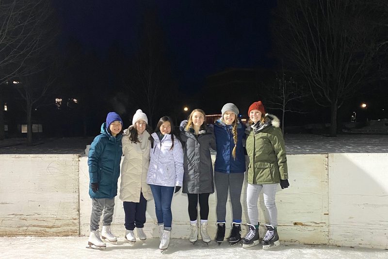 ice skating