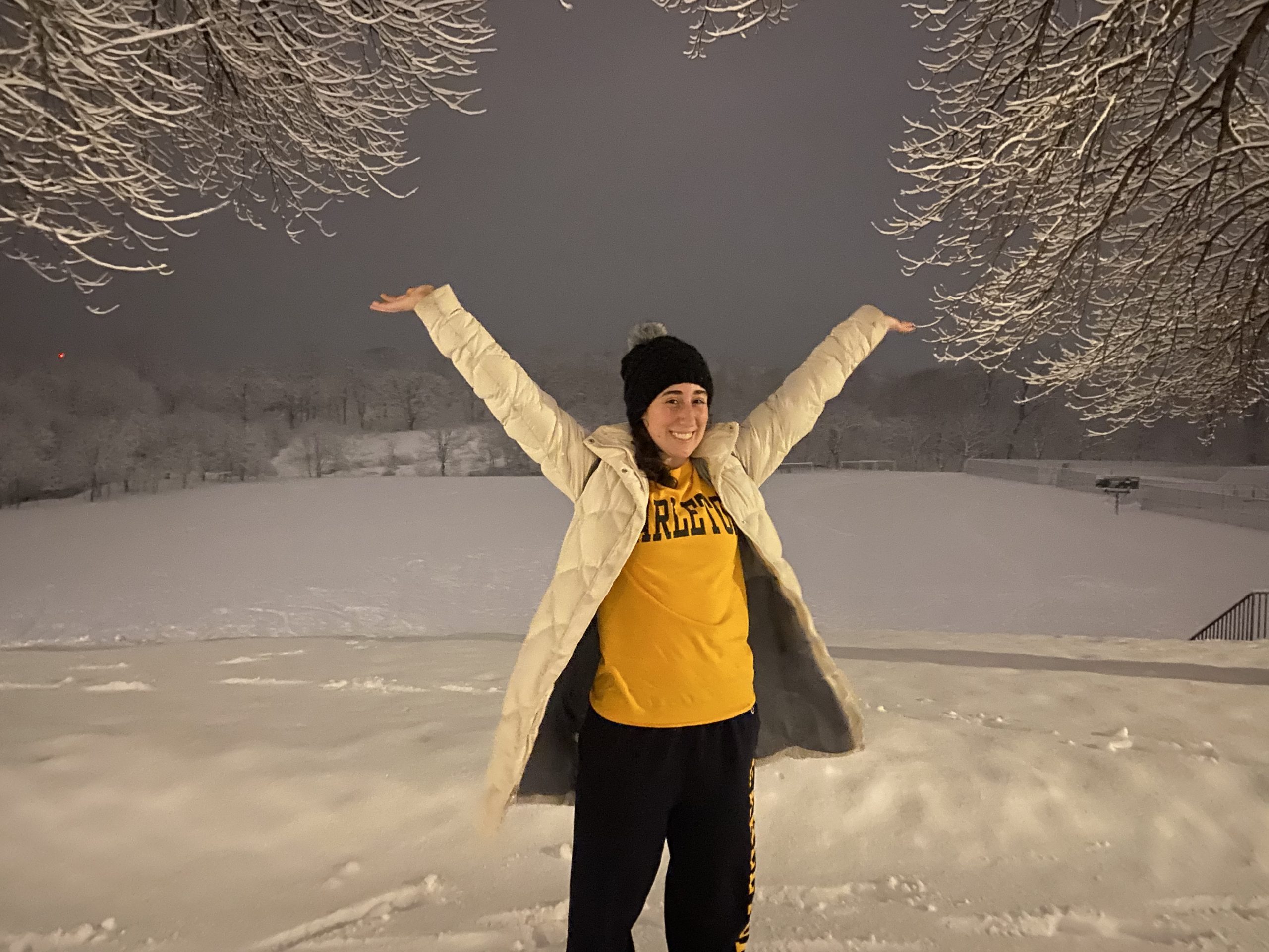 Kelly in snow