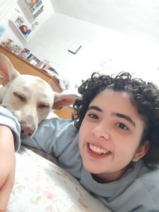 Cosmo (the dog) and I