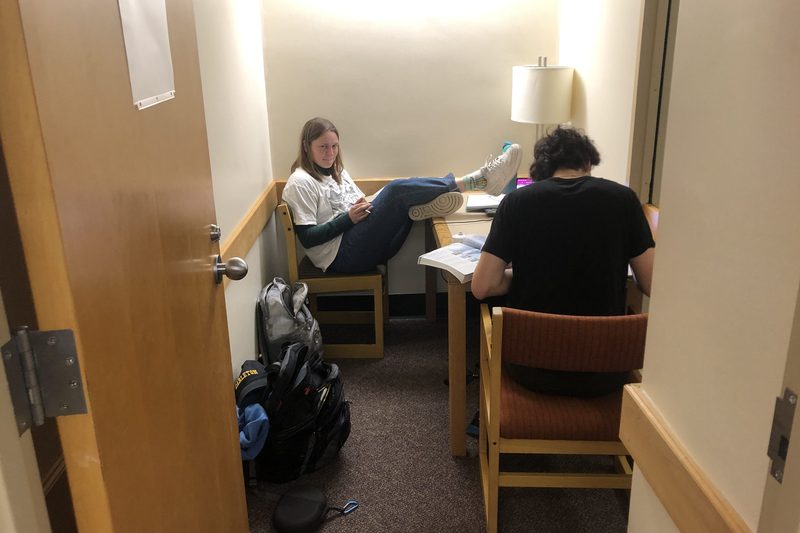 studying