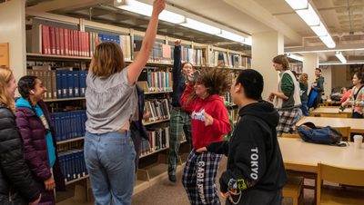 Silent Dance Party at the Library