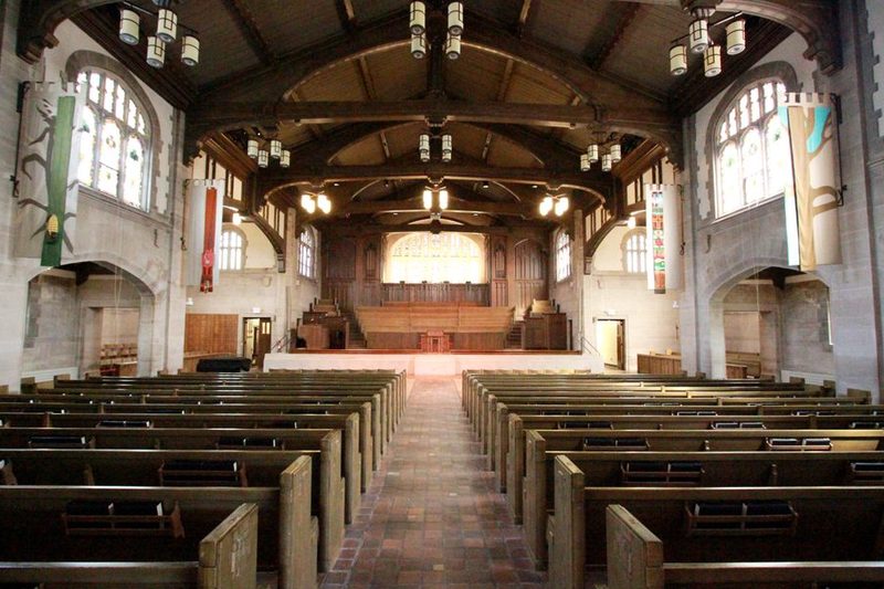 The pews of the Chapel