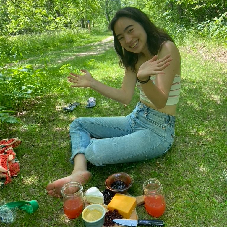 Picnic with my roommate