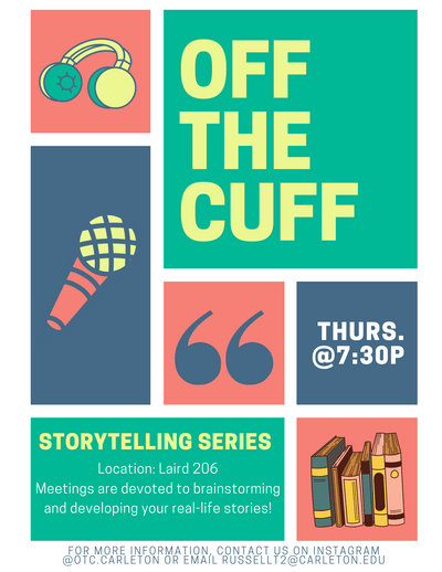 Off The Cuff's 2021 Poster