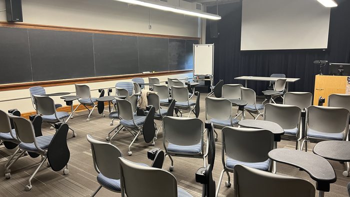 CAMS 110 lecture room