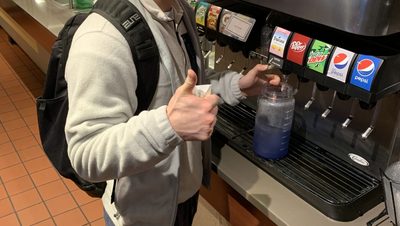 Kai with sayles water