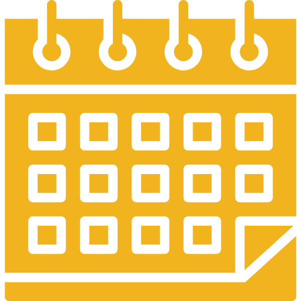 Yellow Calendar icon