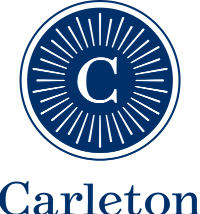 Carleton_Closed C-Ray Wordmark Stacked_Blue