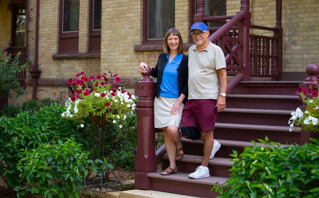 Alison Byerly and Steve Jensen at Nutting House