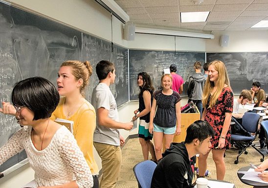 Carleton College math class