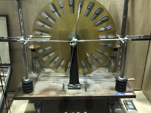 Anderson Display Case Wimshurst machine