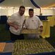 Setting up the hors d'oeuvres