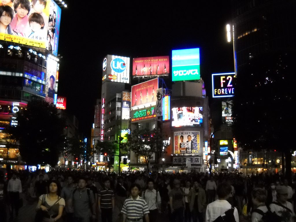 Nightlife in Shibuya, Tokyo