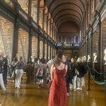 Hannah Sheridan in the Long Library in Dublin
