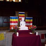 Chapel Altar for Buddhist Vesak Celebration on May 26, 2013