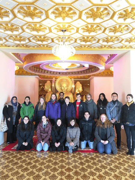 Student Road Trip to Wat Munisotaram Cambodian Temple on Sunday, February 11, 2018