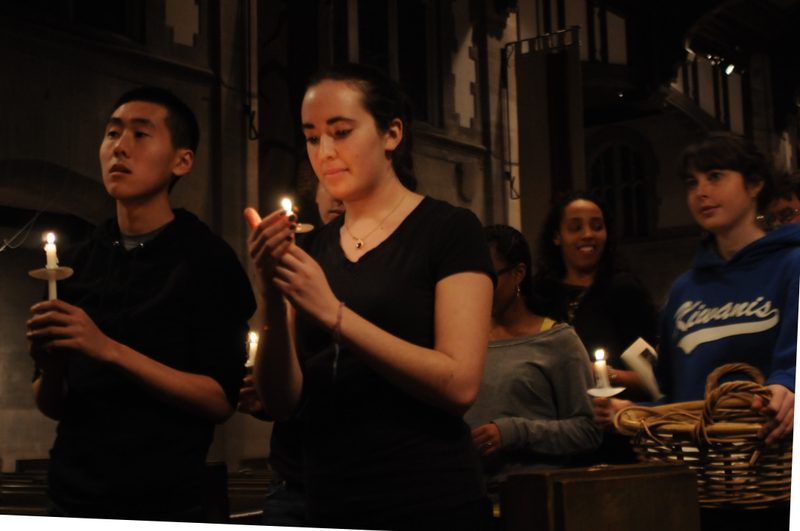 Candlighting at MLK Service on 1/17/2010