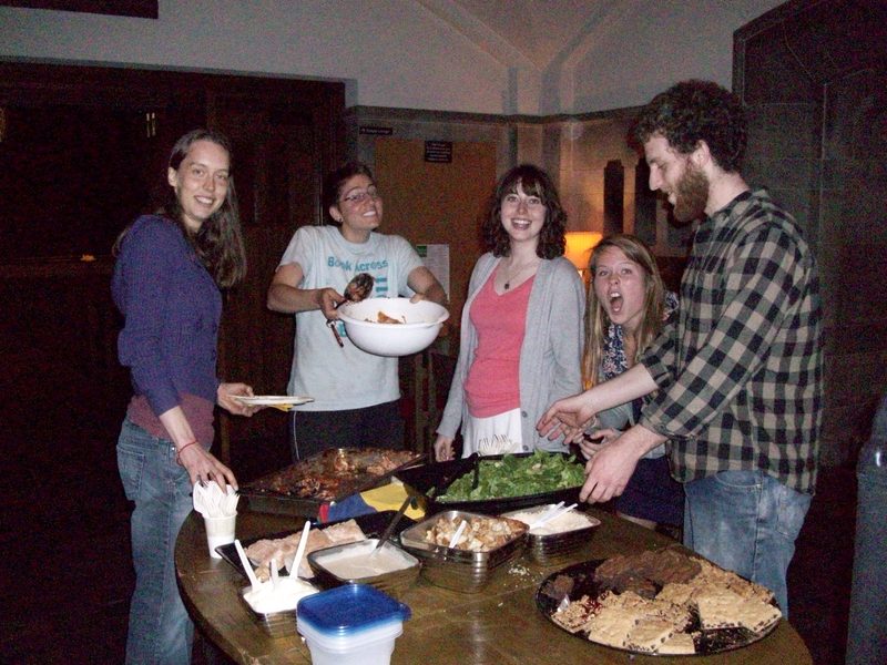 Chaplain's Associates at dinner following the Senior Service, 2011